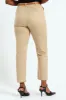 Belted Stretch Sateen Chino Pant - Stone sold by Edgars