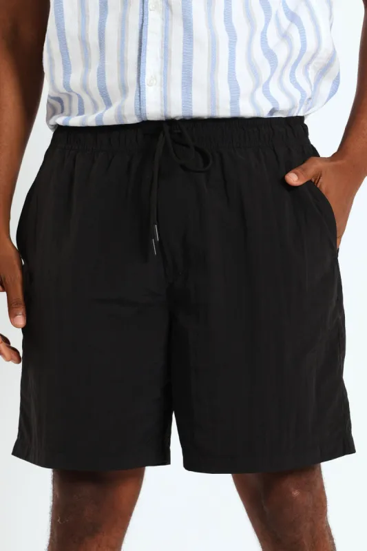 Plain Swim Shorts - Black sold by Edgars