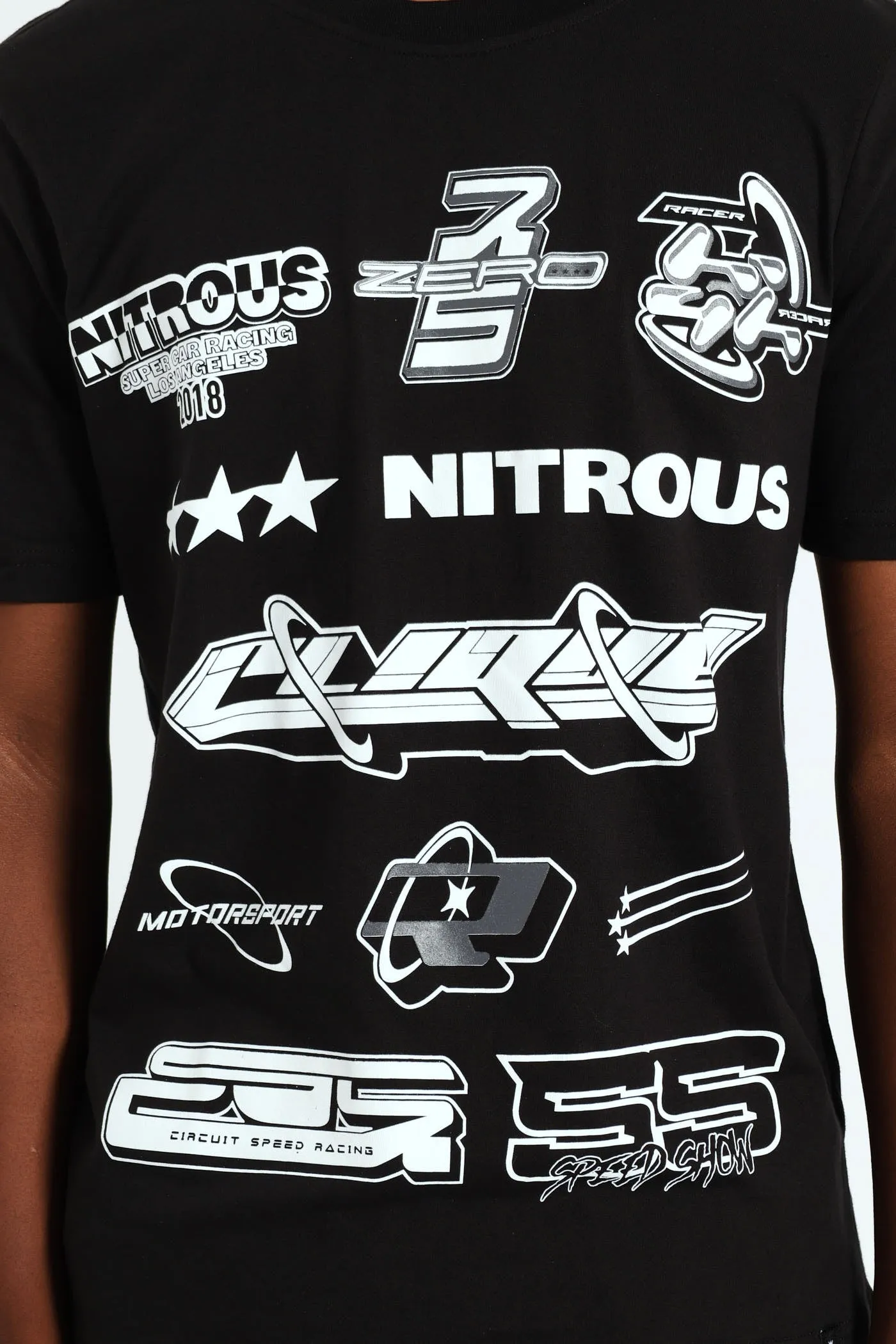 Racer Front & Back Tee - Black sold by Edgars product image thumbnail 4