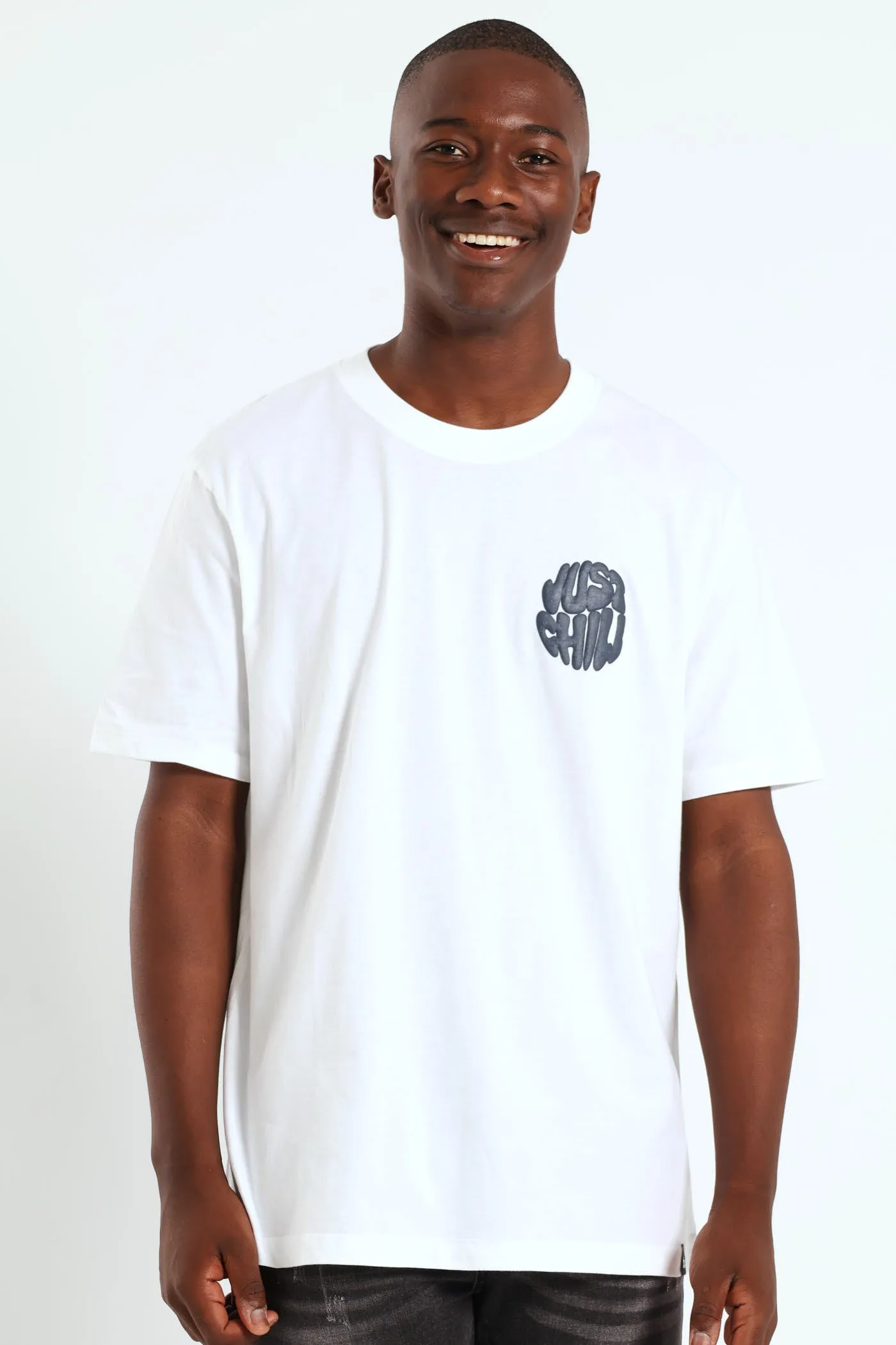 Just Chill Print Tee - White sold by Edgars