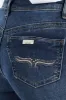 Axel Skinny Jean With Back Pocket Embroidery Detail - Mid Blue sold by Edgars