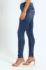 Axel Skinny Jean With Back Pocket Embroidery Detail - Mid Blue sold by Edgars