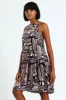 Hi-Neck Drop Waist Mini Dress sold by Edgars
