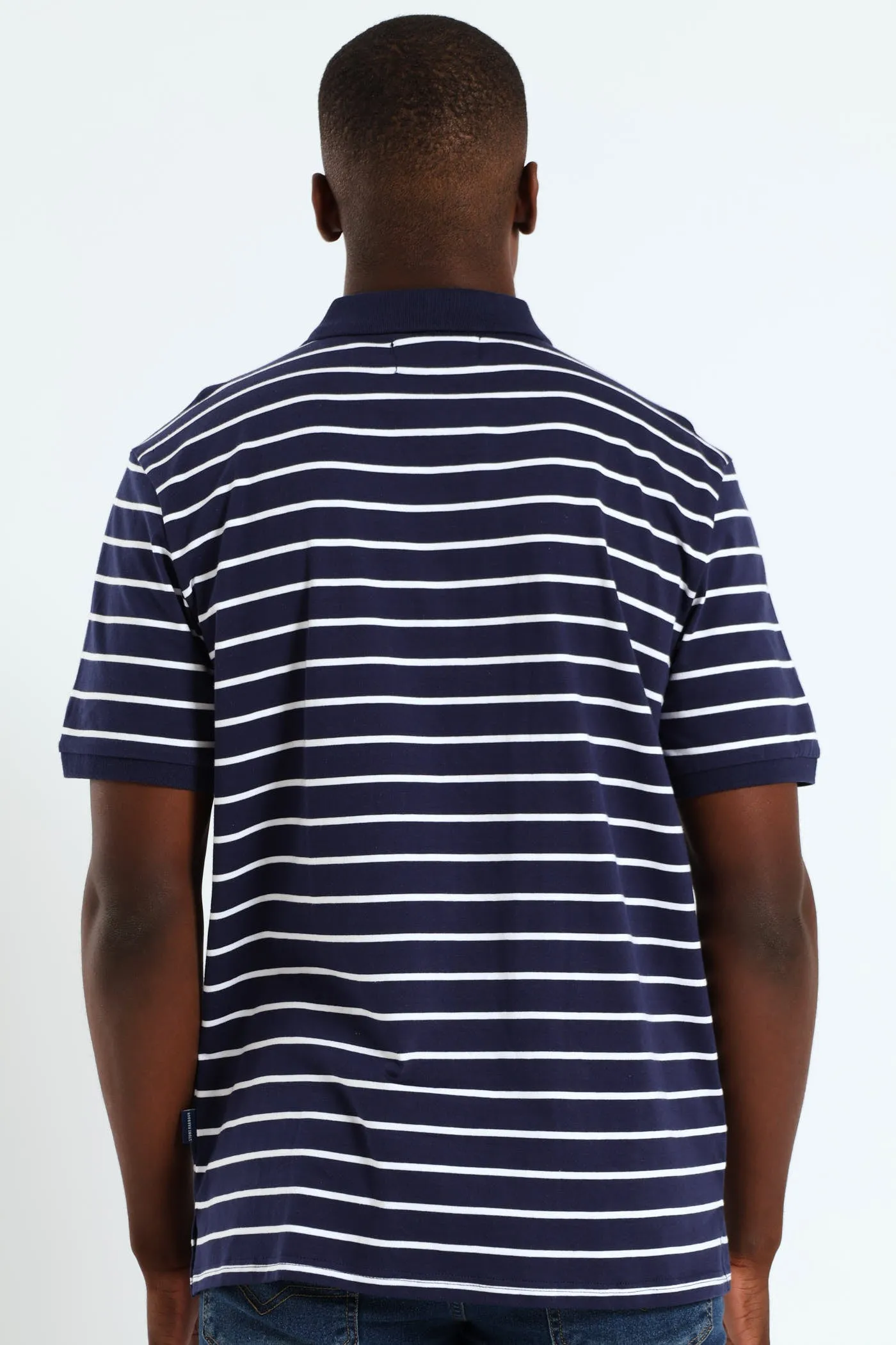 Stripe Golfer - Navy/White sold by Edgars product image thumbnail 3
