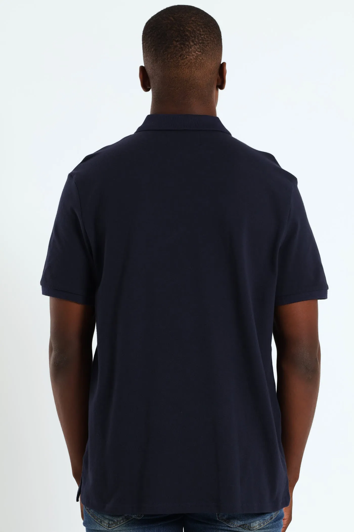 Basic Regular Fit Golfer - Navy sold by Edgars product image thumbnail 3
