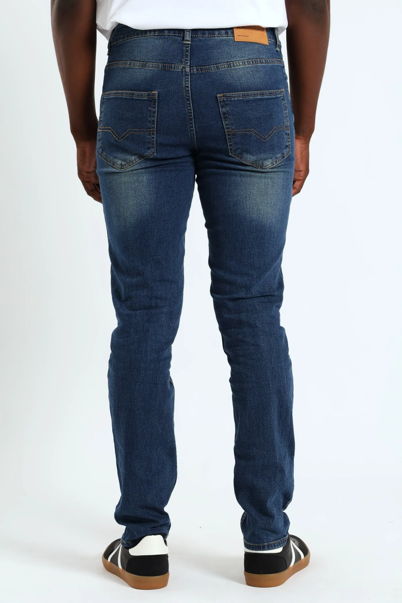 Mid Tint Creased Skinny Jean - Denim sold by Edgars product image thumbnail 3