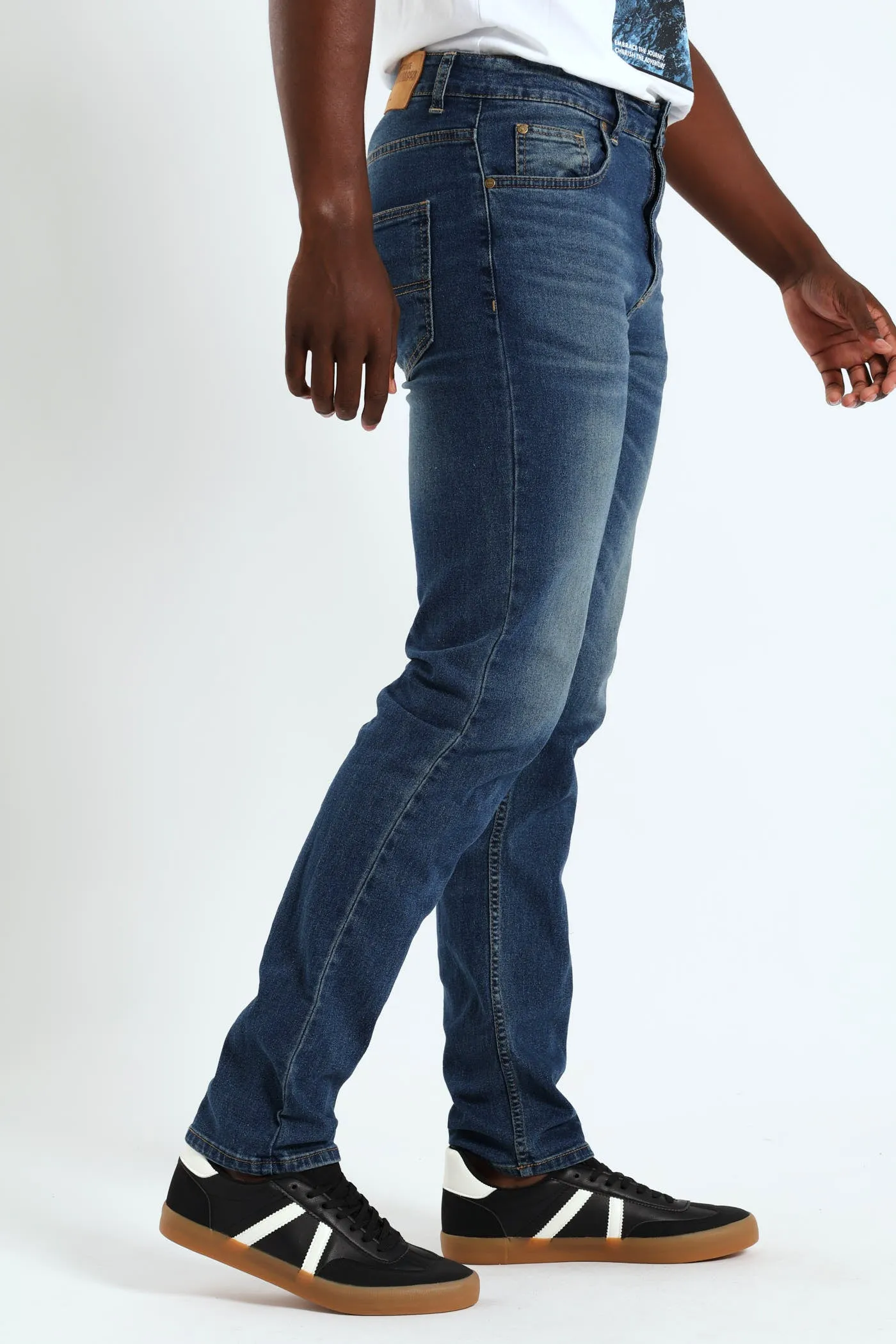 Mid Tint Creased Skinny Jean - Denim sold by Edgars product image thumbnail 2