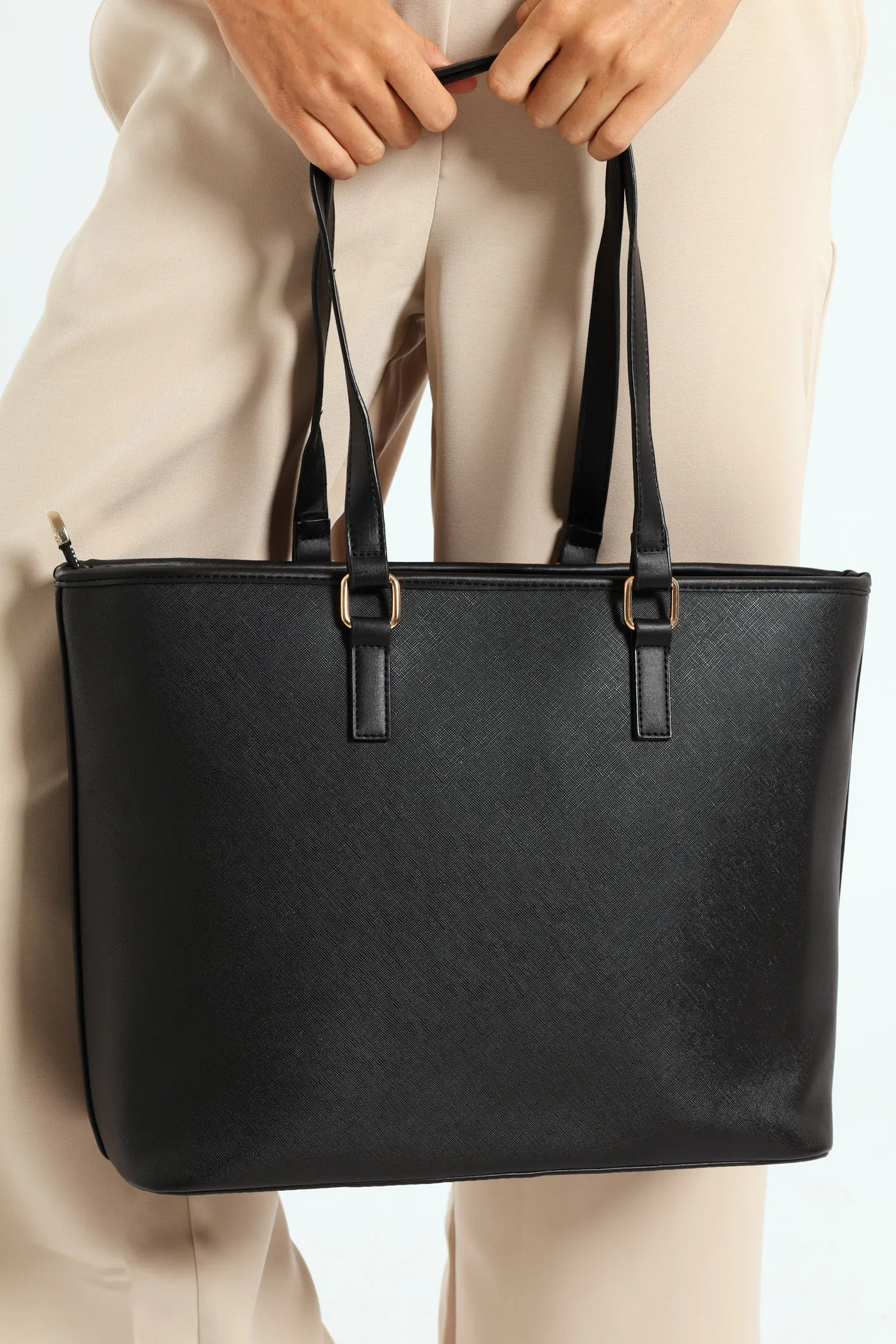 Canvas Shopper - Black sold by Edgars product image thumbnail 3