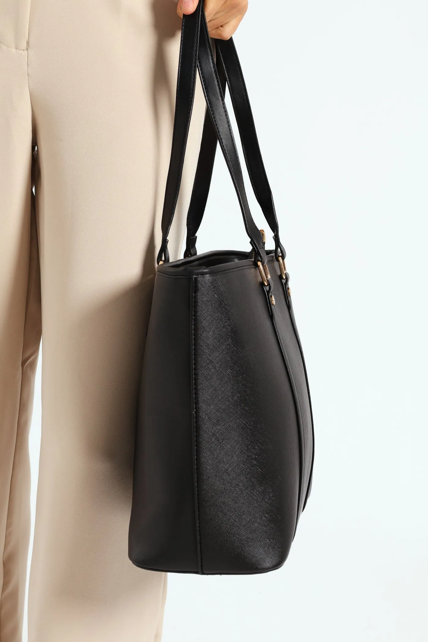 Canvas Shopper - Black sold by Edgars product image thumbnail 2