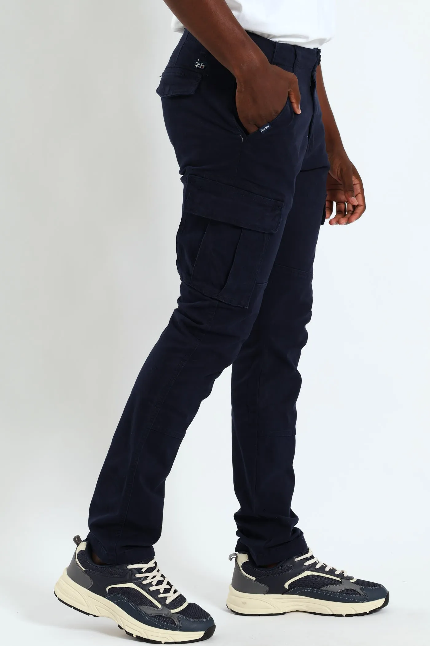 Stretch Twill Cargo Pants - Navy sold by Edgars product image thumbnail 2
