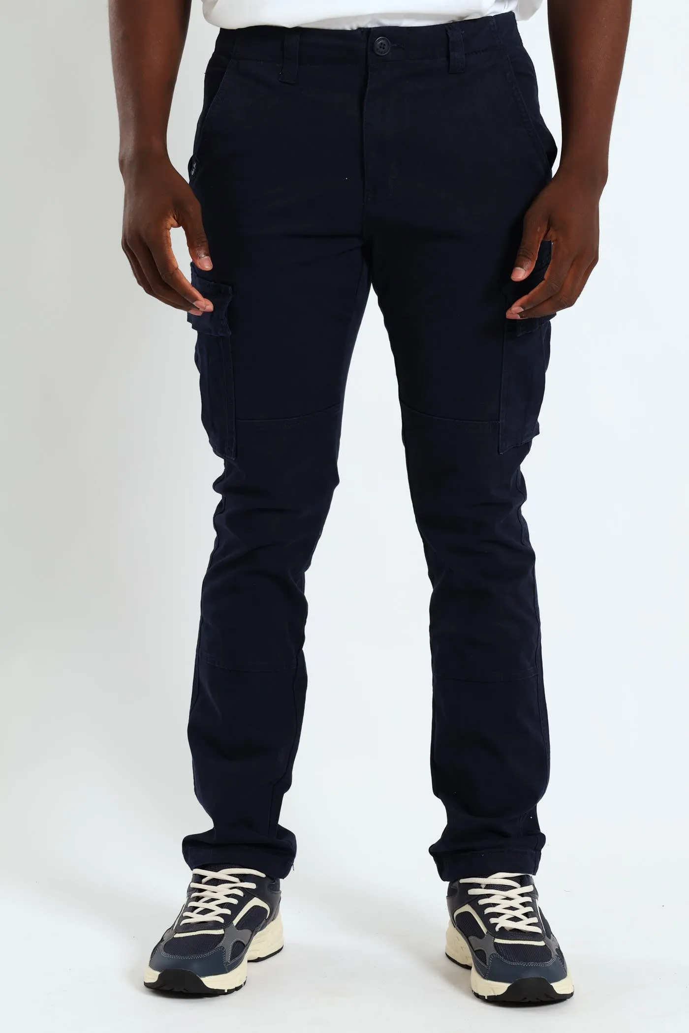 Stretch Twill Cargo Pants - Navy sold by Edgars