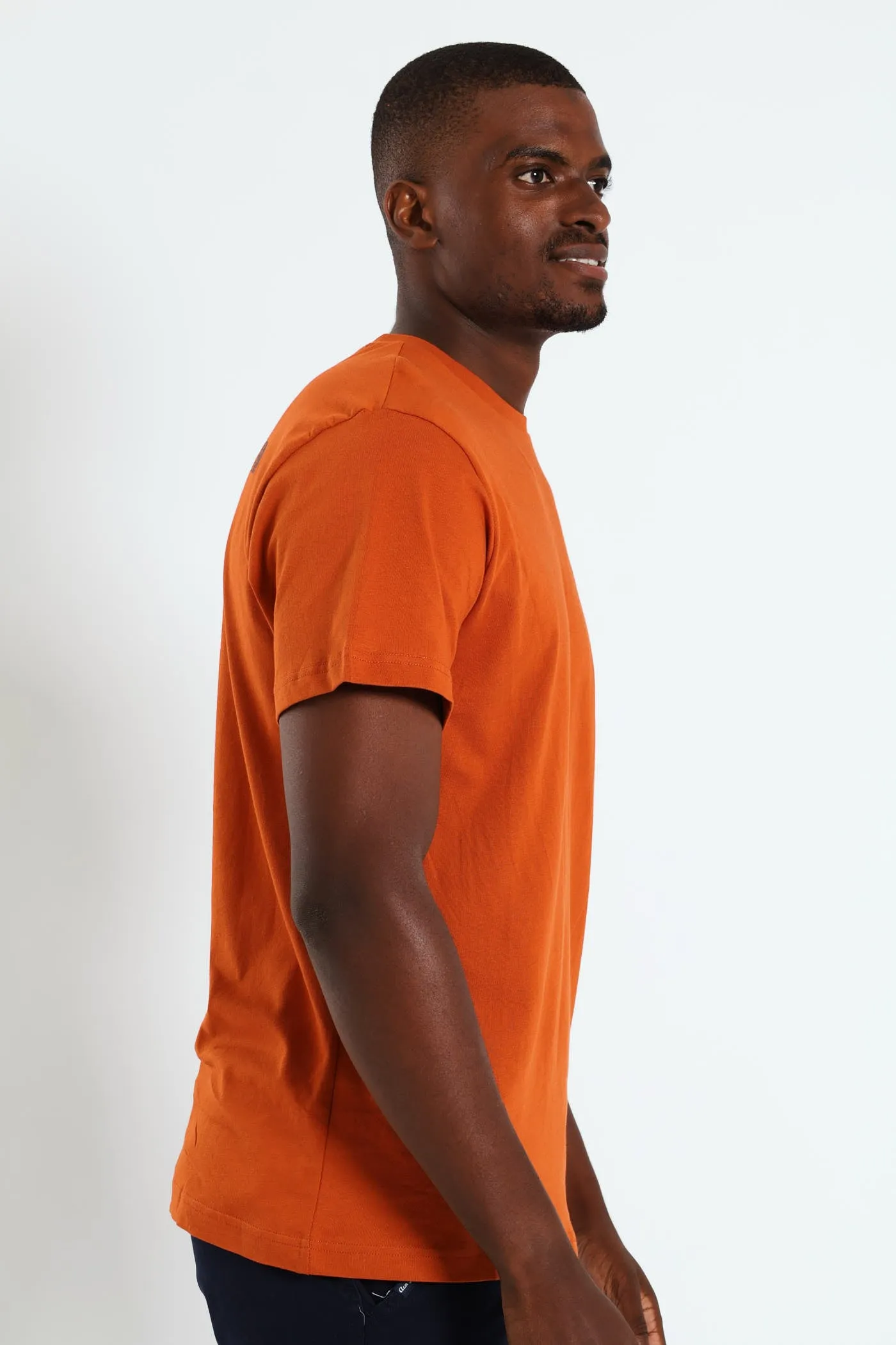 Short Sleeve Simple Dome Tee - Brown sold by Edgars product image thumbnail 4