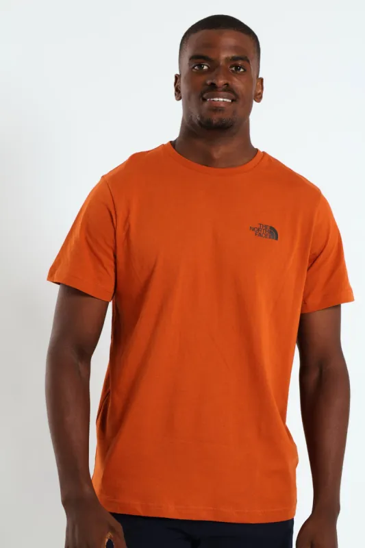 Short Sleeve Simple Dome Tee - Brown sold by Edgars