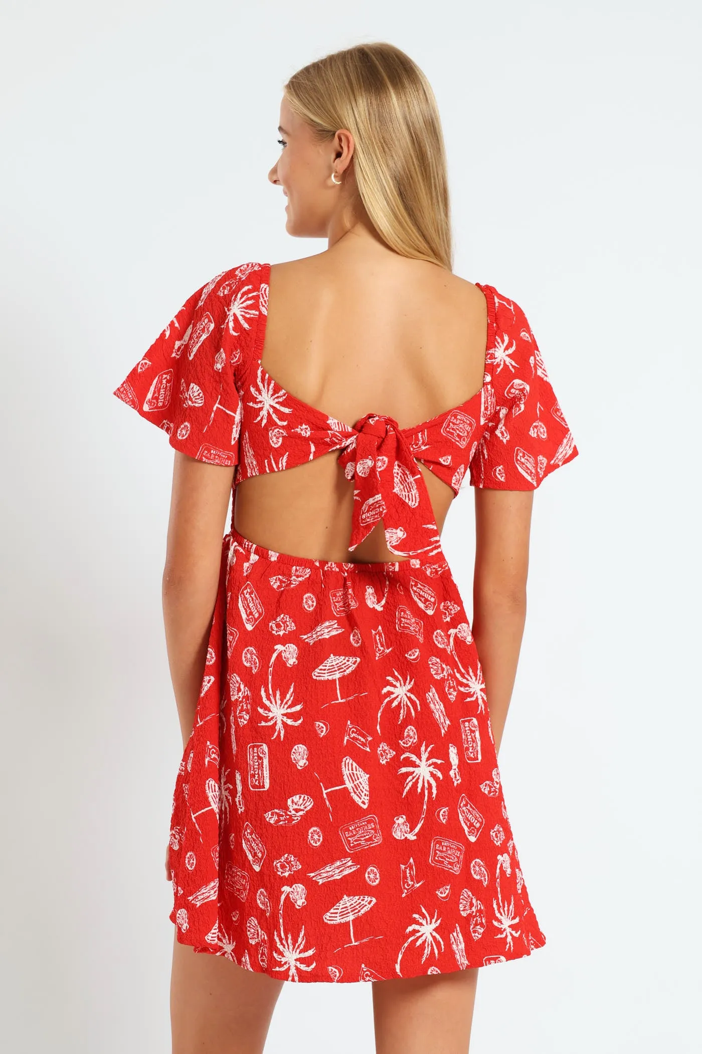 Smock Mini Dress - Red sold by Edgars product image thumbnail 2