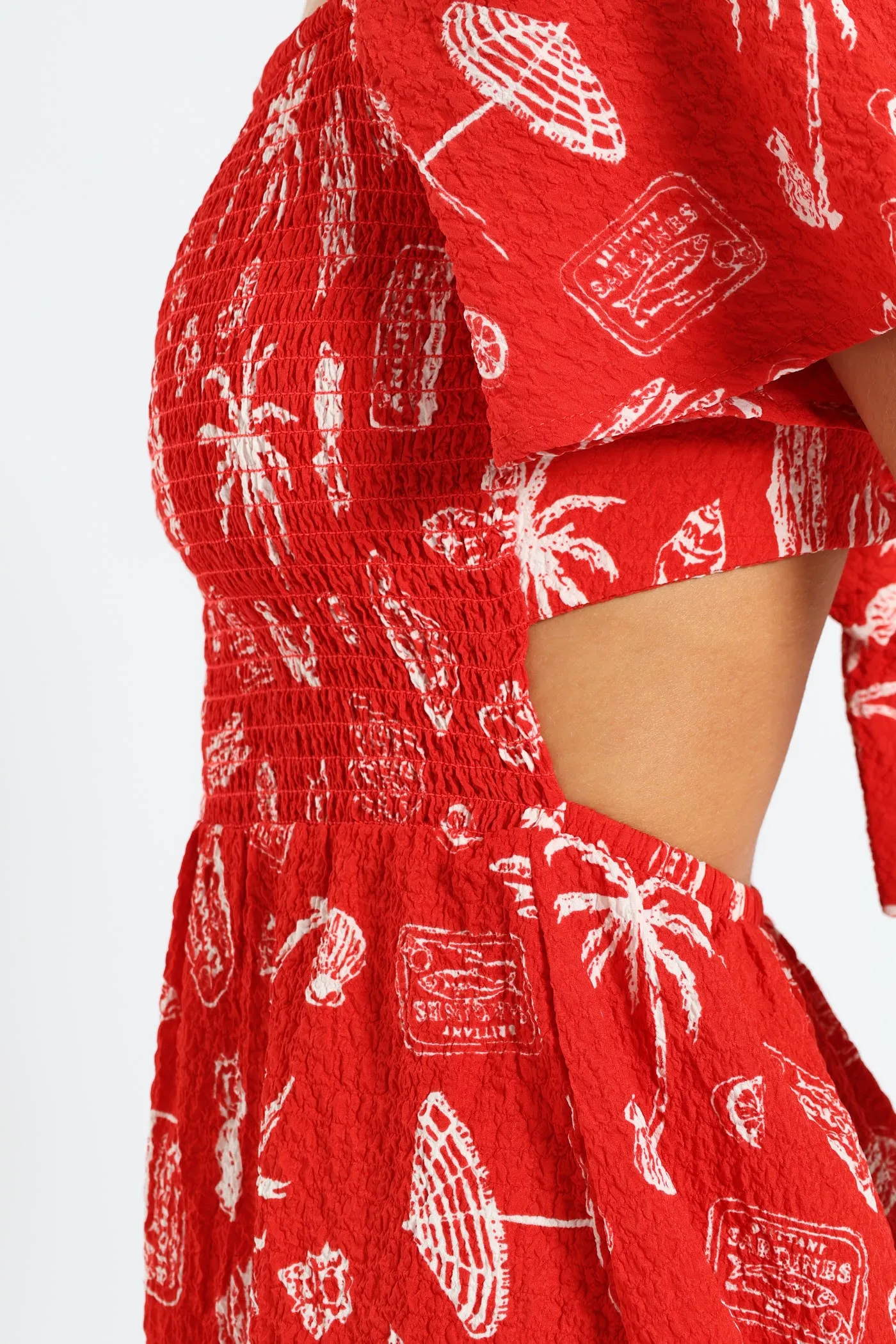 Smock Mini Dress - Red sold by Edgars product image thumbnail 4