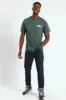 Mt Stone Front & Back Print Tee - Fatigue sold by Edgars