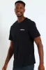 Stone Denim Front & Back Print Tee - Black sold by Edgars 