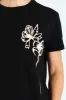 Painted Floral Tee - Black sold by Edgars