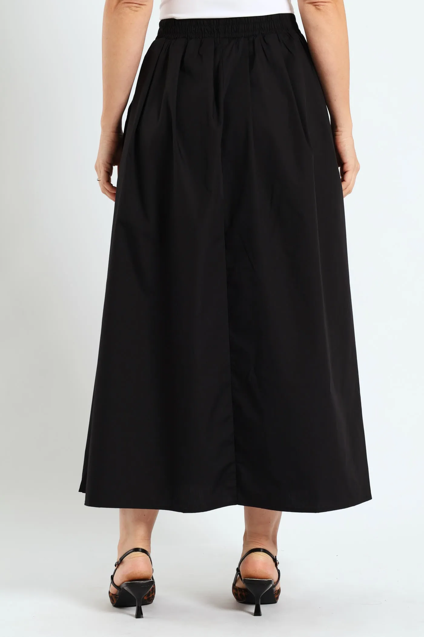 Pull-On Poplin Midi Skirt - Black sold by Edgars product image thumbnail 4