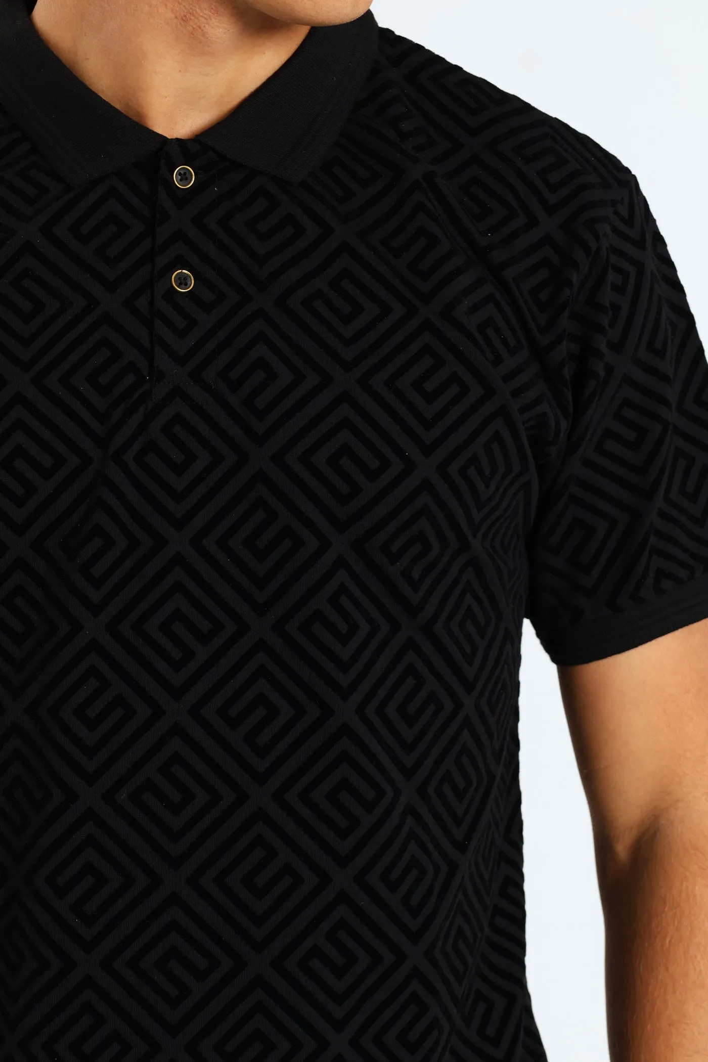 Flocked Collar Golfer - Black sold by Edgars product image thumbnail 4