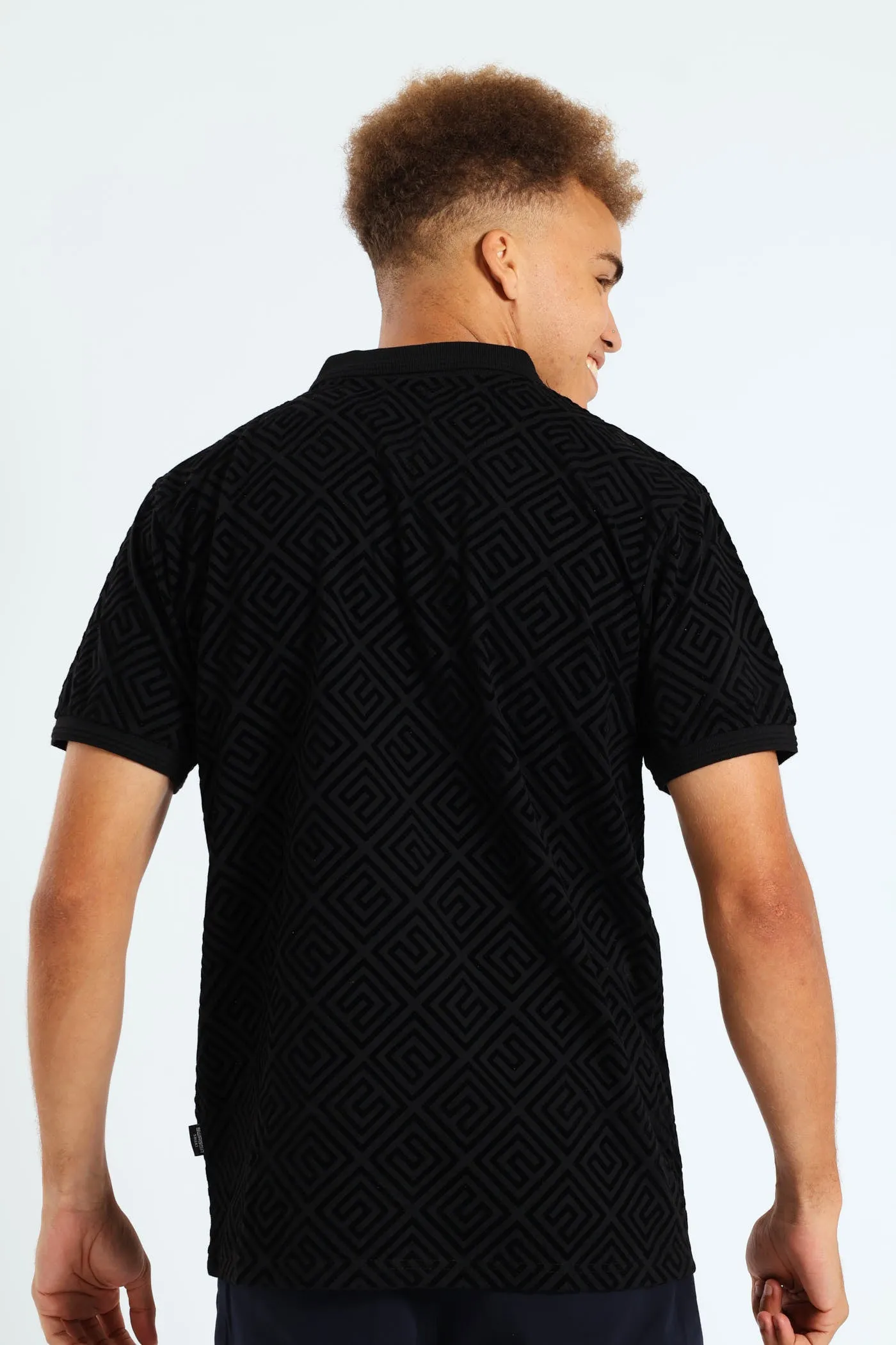 Flocked Collar Golfer - Black sold by Edgars product image thumbnail 3