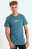 Short Sleeve Basic Print Tee - Dark Blue sold by Edgars