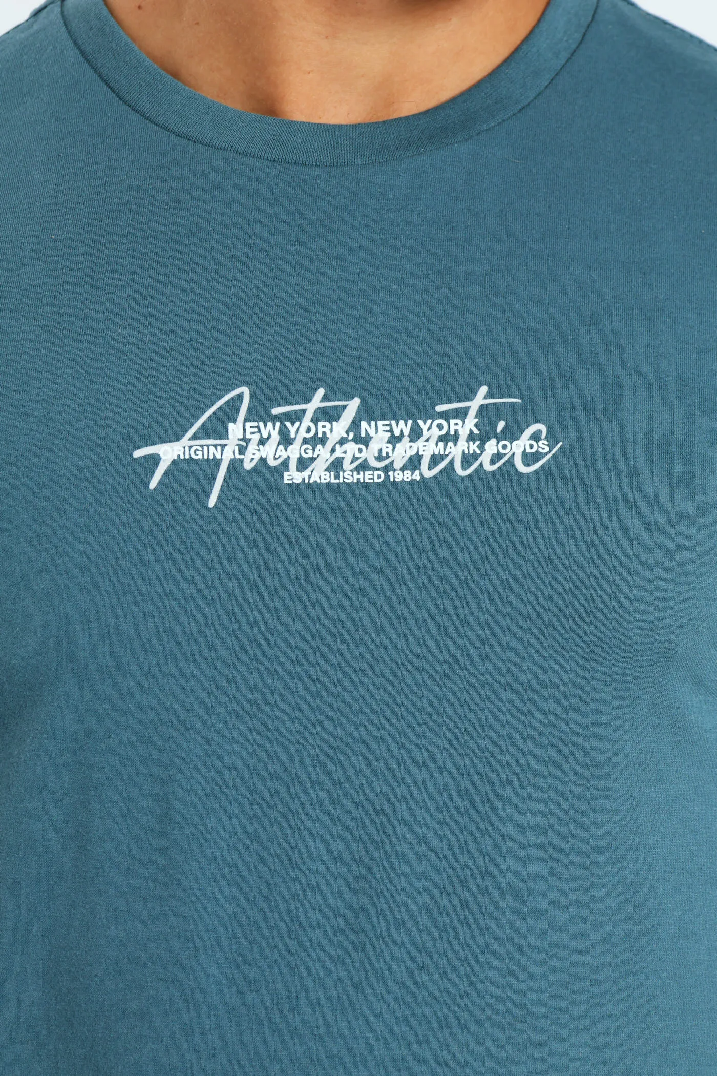 Short Sleeve Basic Print Tee - Dark Blue sold by Edgars product image thumbnail 2