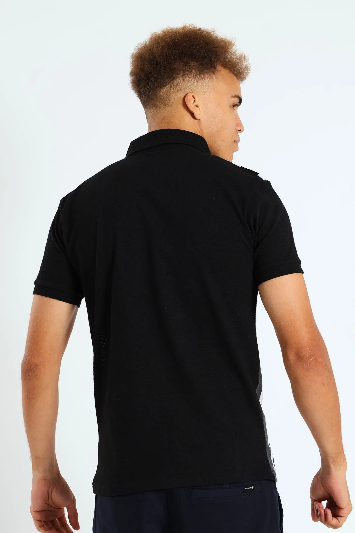 Texture Stripe Design Golfer - Grey sold by Edgars product image thumbnail 2