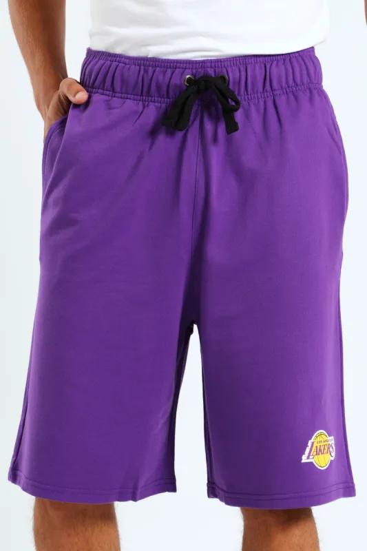 Laker Basketball Retro Shorts - Purple sold by Edgars