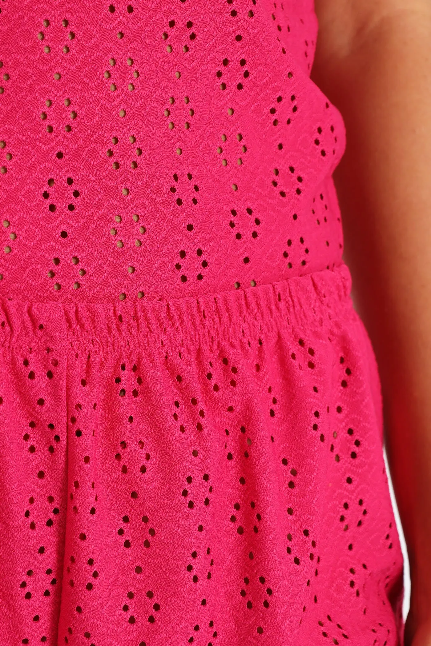 Anglaise Knit Cami & Short Set - Cerise sold by Edgars product image thumbnail 5