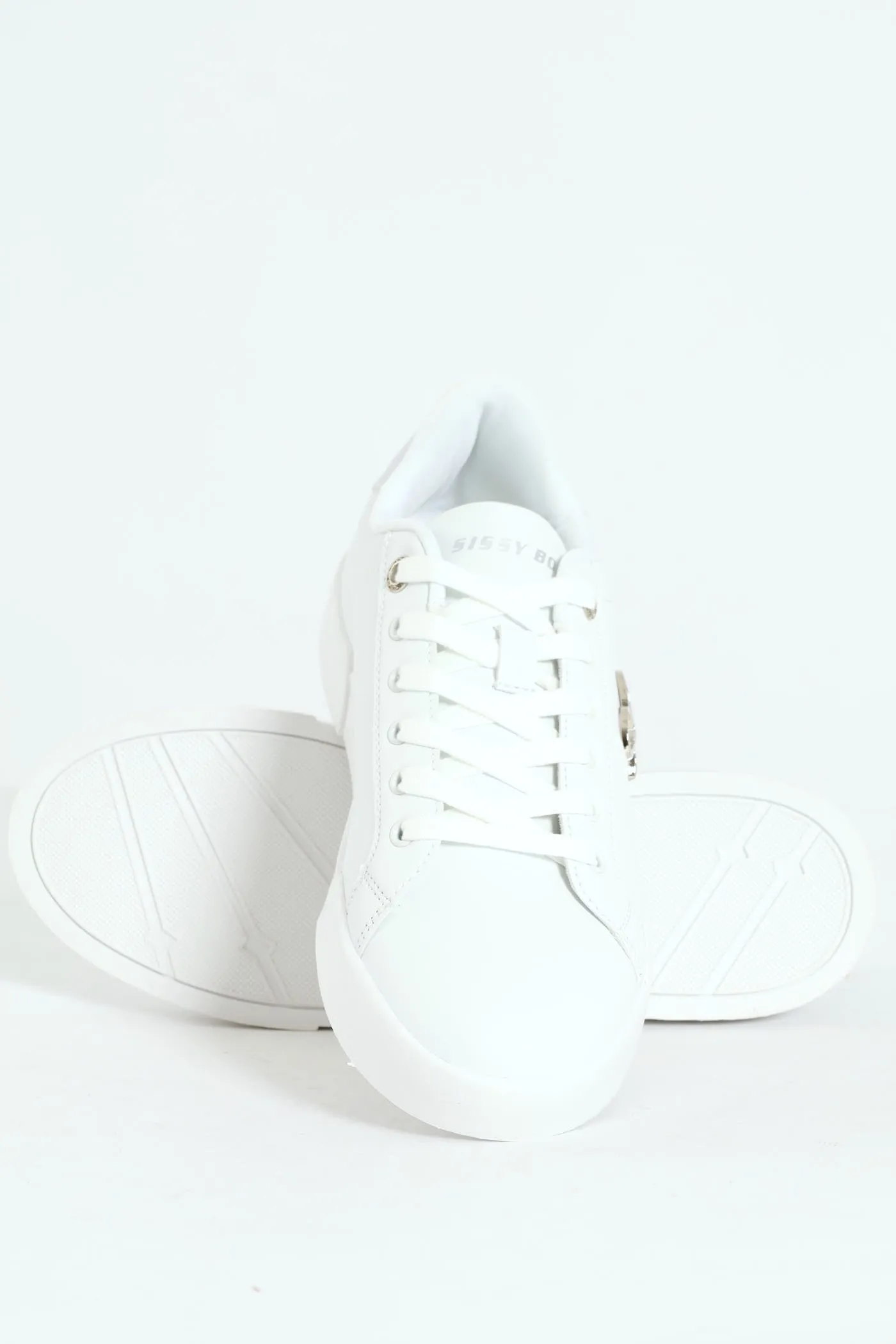 Classic Lace Up Logo Hardward Sneaker - White sold by Edgars product image thumbnail 4