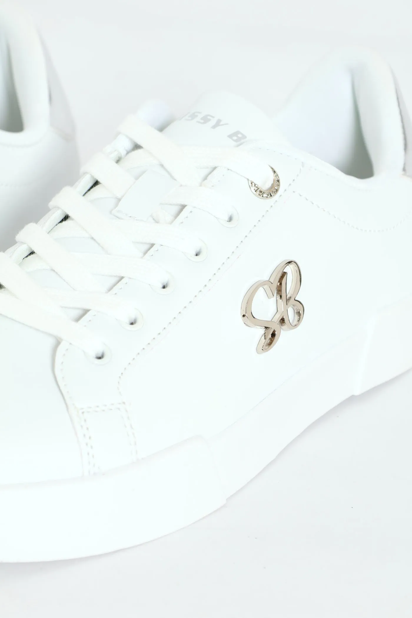 Classic Lace Up Logo Hardward Sneaker - White sold by Edgars product image thumbnail 5