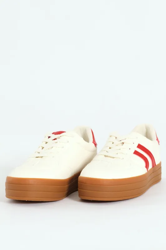 Girls Chunky Sneaker - Off White sold by Edgars