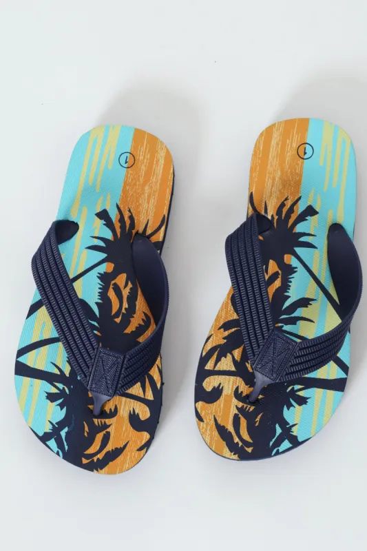 Boys Thong Sandal - Navy sold by Edgars