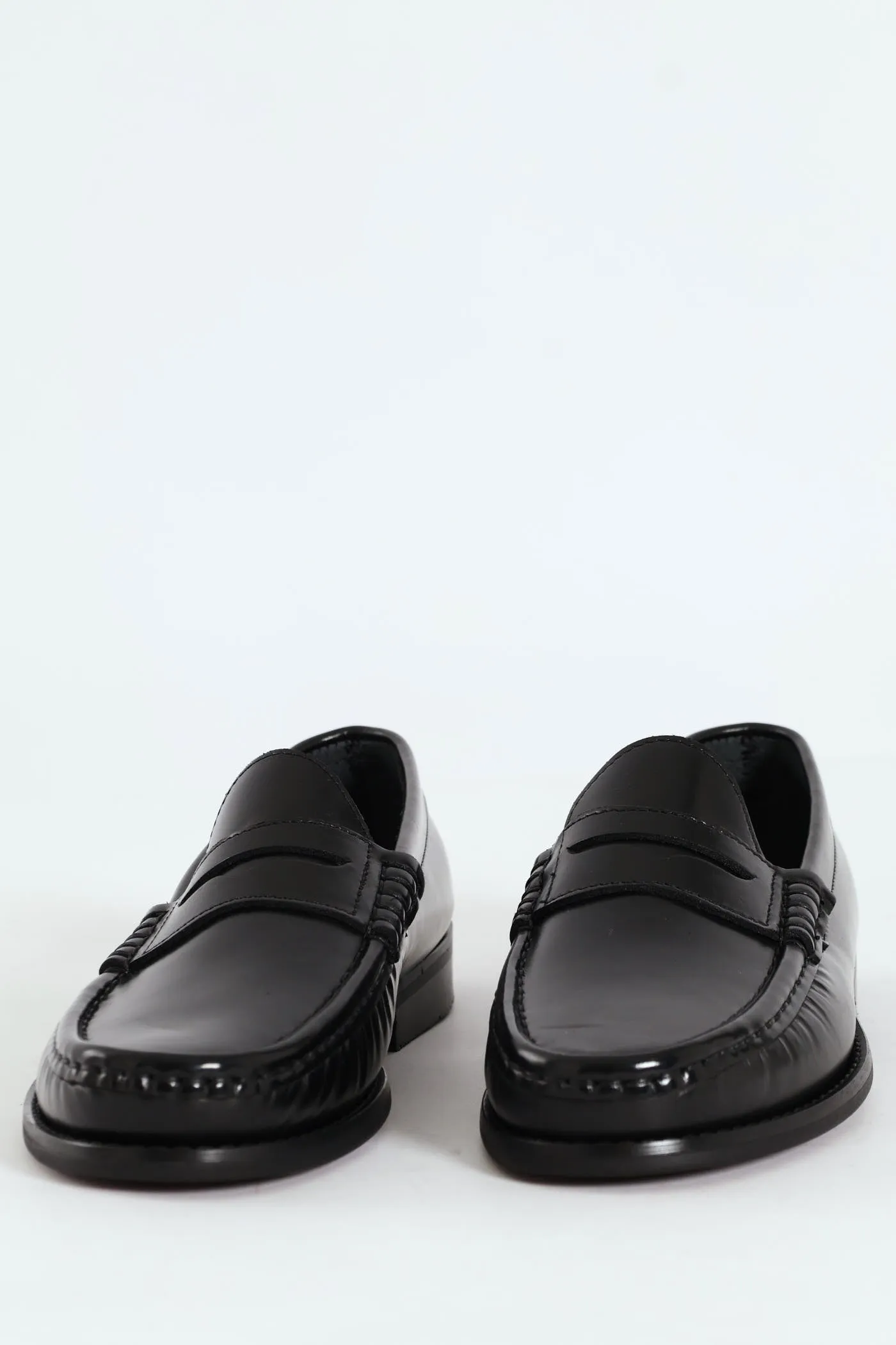 Hi Shine Penny Moccasin - Black sold by Edgars