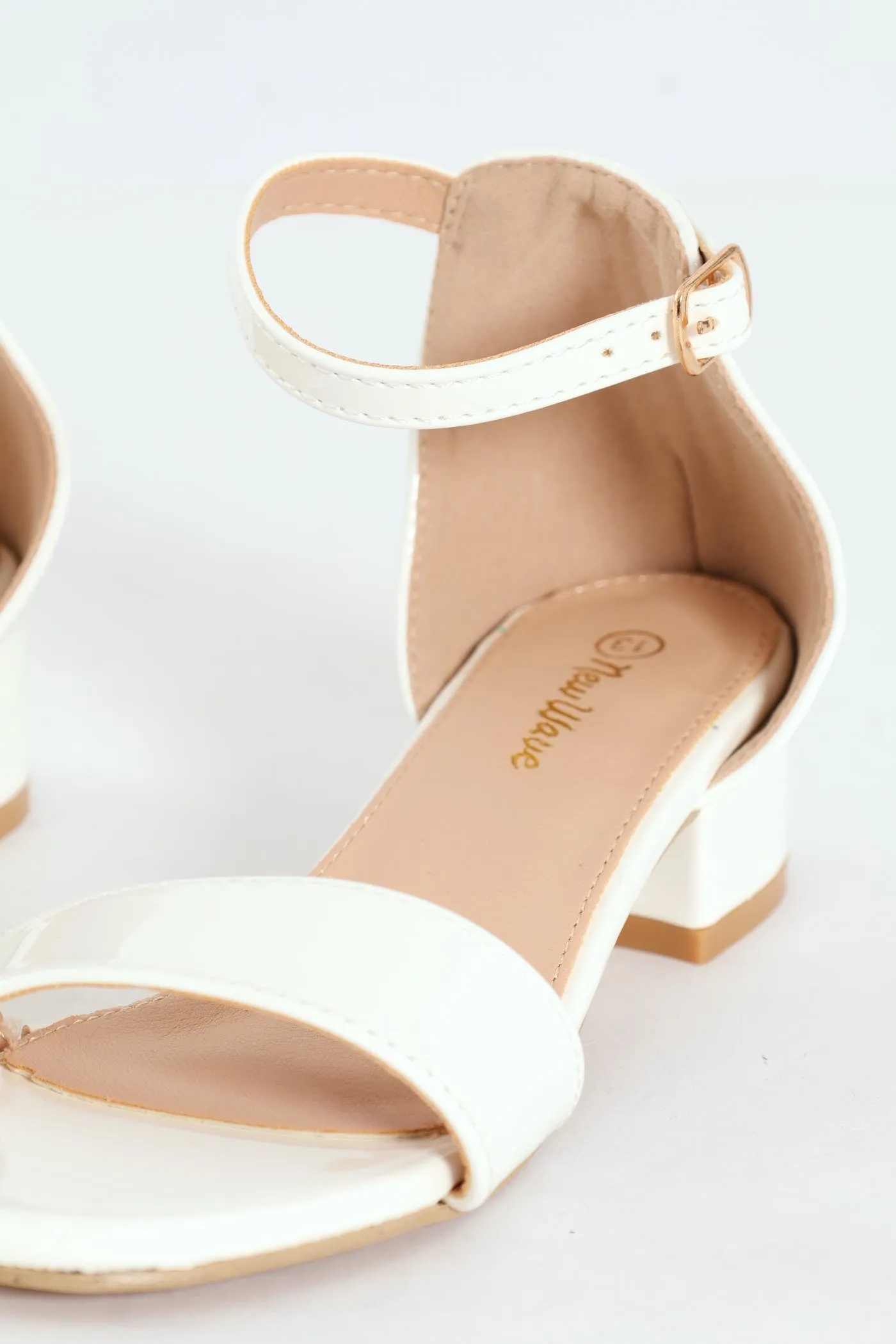 Girls Heeled Sandal - White sold by Edgars product image thumbnail 5