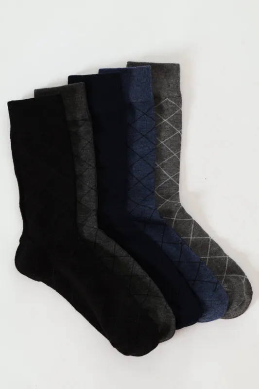 5 Pack Anklet Socks - Multi sold by Edgars
