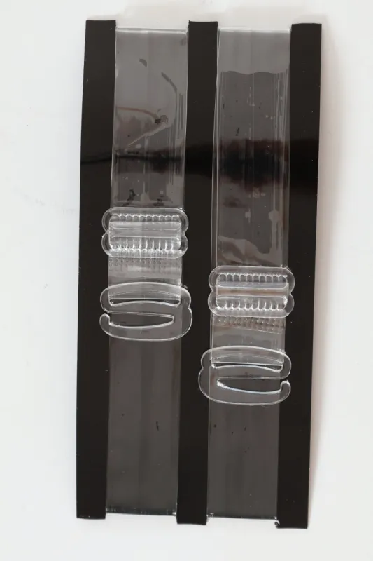 18mm Bra Strap - Clear sold by Edgars