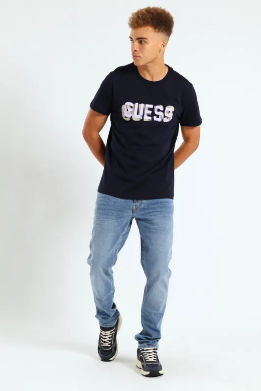 Logo Tee - Blue sold by Edgars