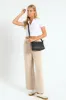 Noelle Logo Top Zip Triple Compartment Crossbody Bag - Charcoal sold by Edgars
