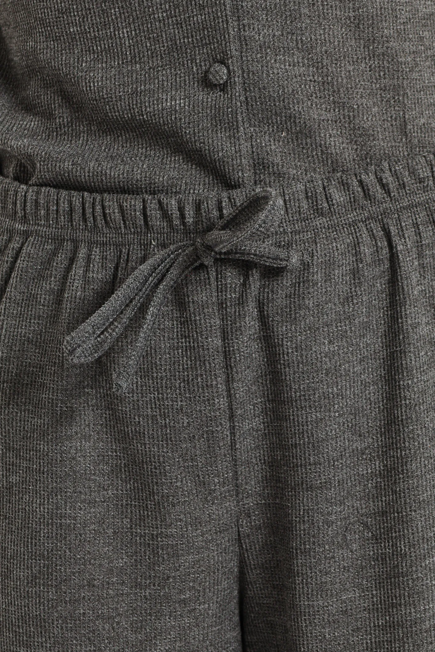 Button Through & Waffle Pant Set - Charcoal sold by Edgars product image thumbnail 5
