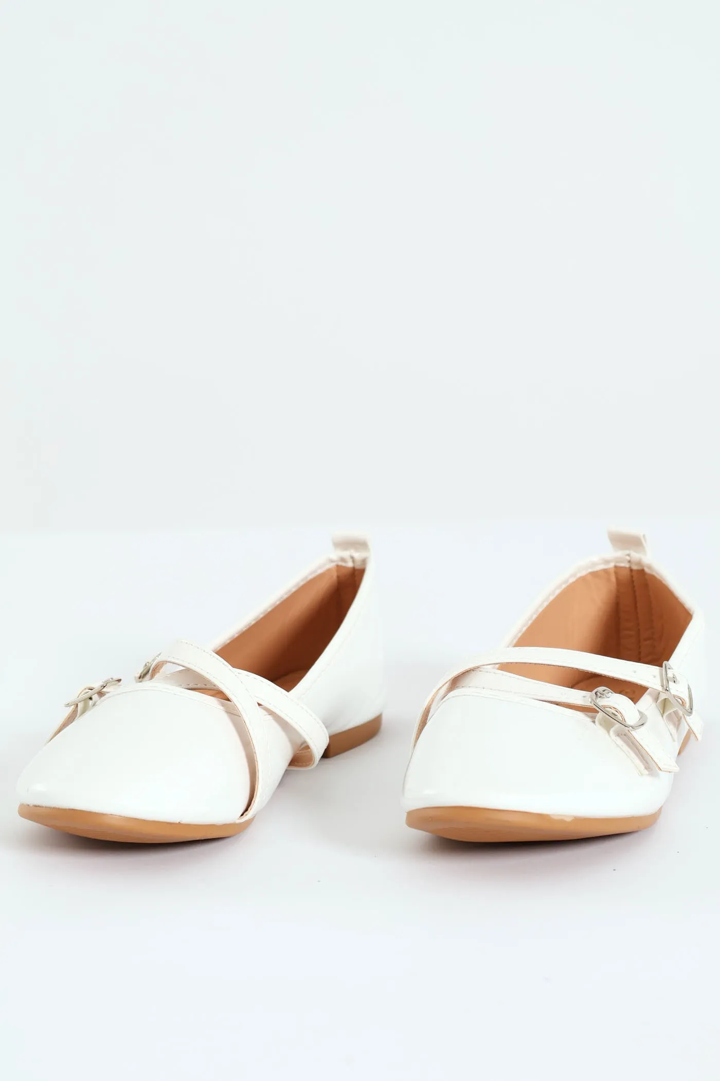 Girls Crossover Pump - White sold by Edgars product image thumbnail 4