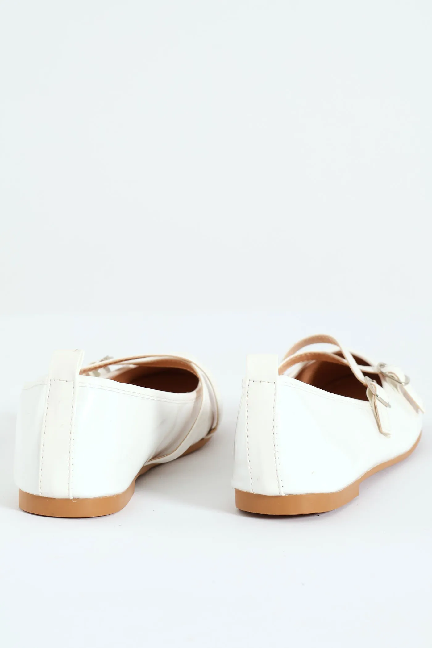 Girls Crossover Pump - White sold by Edgars product image thumbnail 5