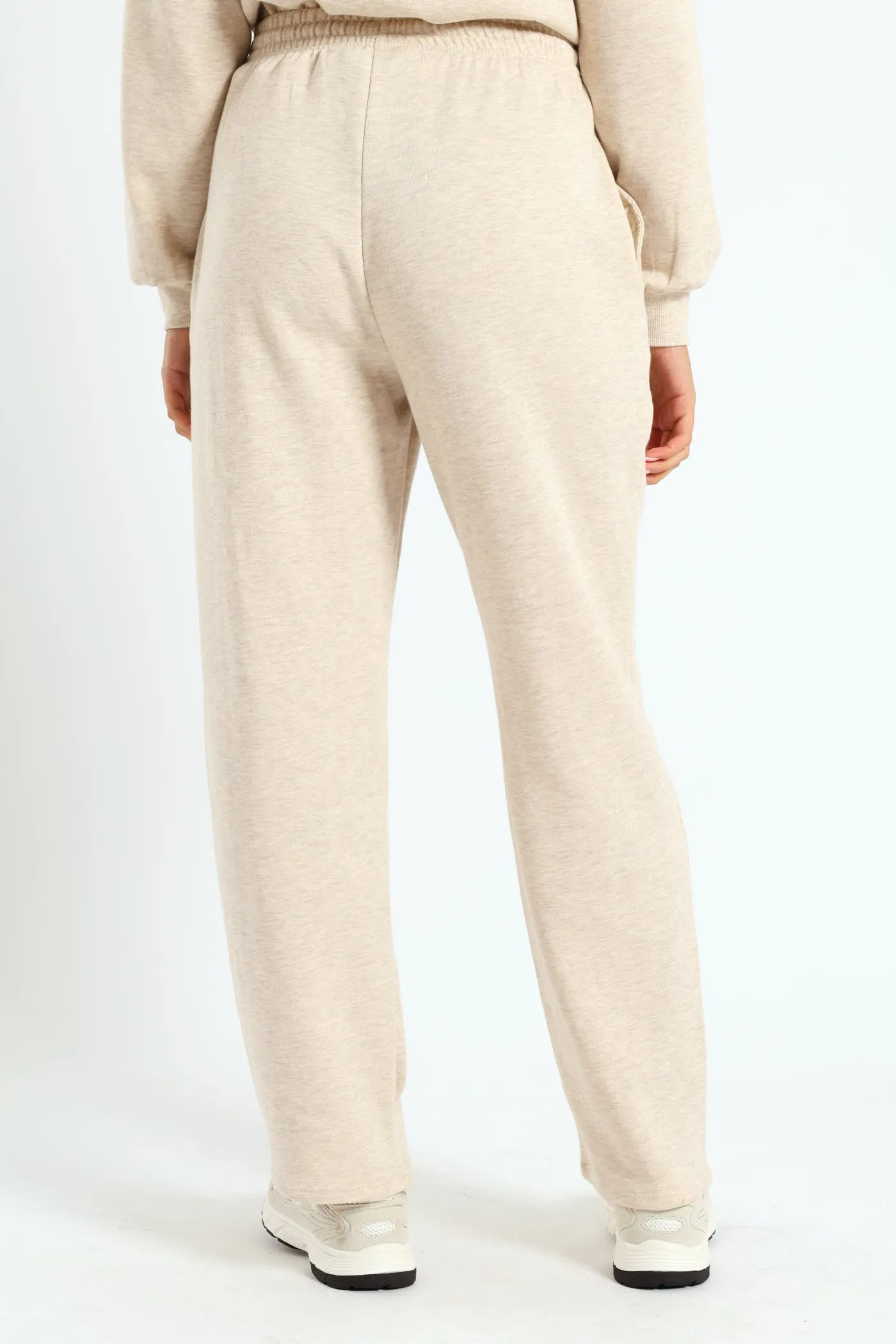 Wide Leg Jogger - Oatmeal Melange sold by Edgars product image thumbnail 4