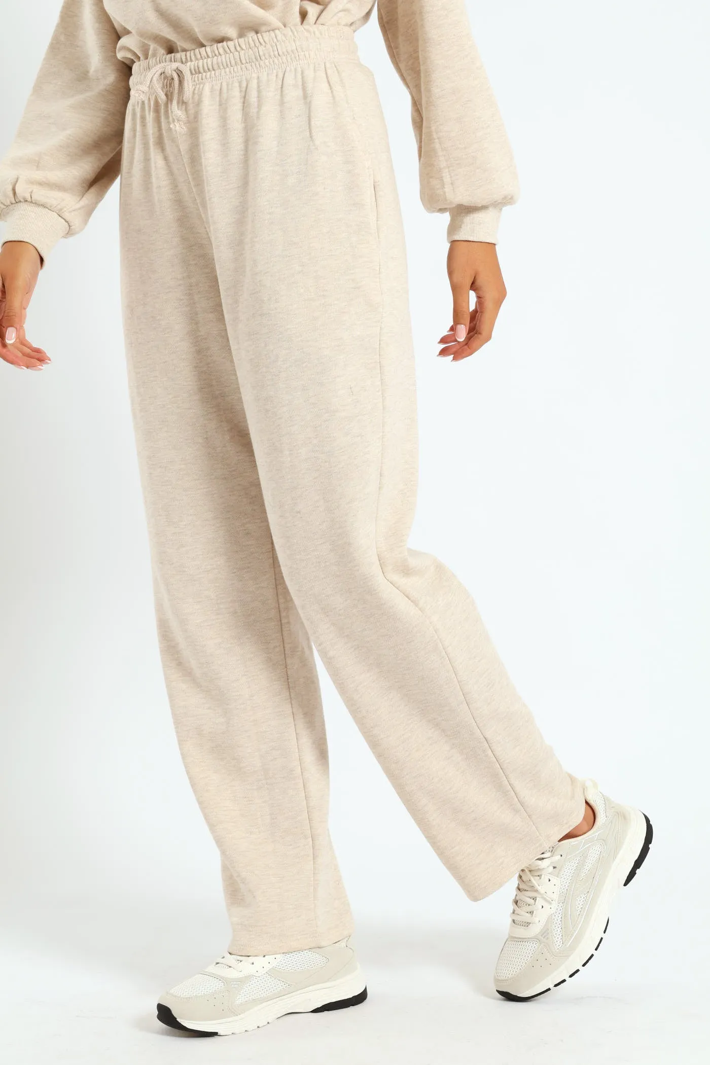 Wide Leg Jogger - Oatmeal Melange sold by Edgars product image thumbnail 2