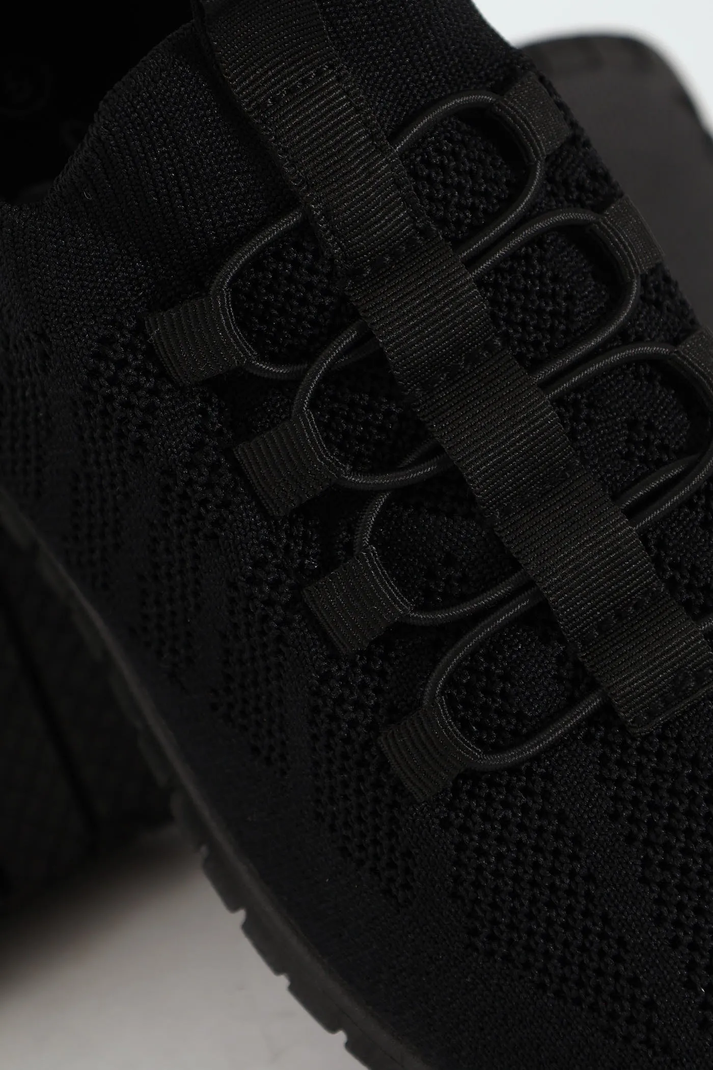 Soft Nansia Knit Lace Up Sneaker - Black sold by Edgars product image thumbnail 5