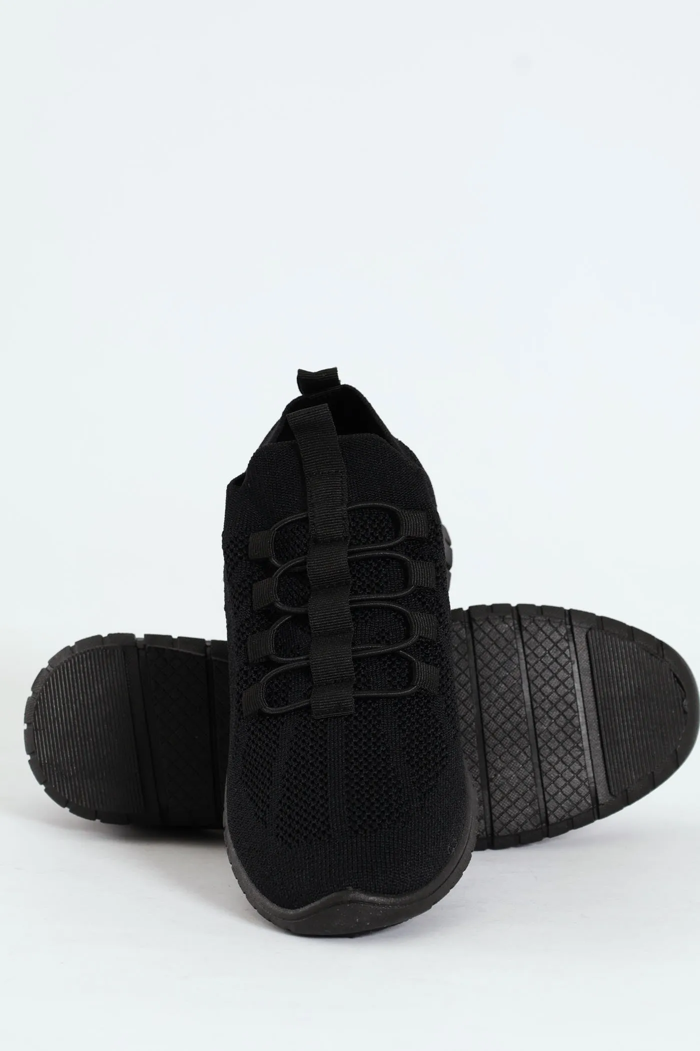 Soft Nansia Knit Lace Up Sneaker - Black sold by Edgars product image thumbnail 4