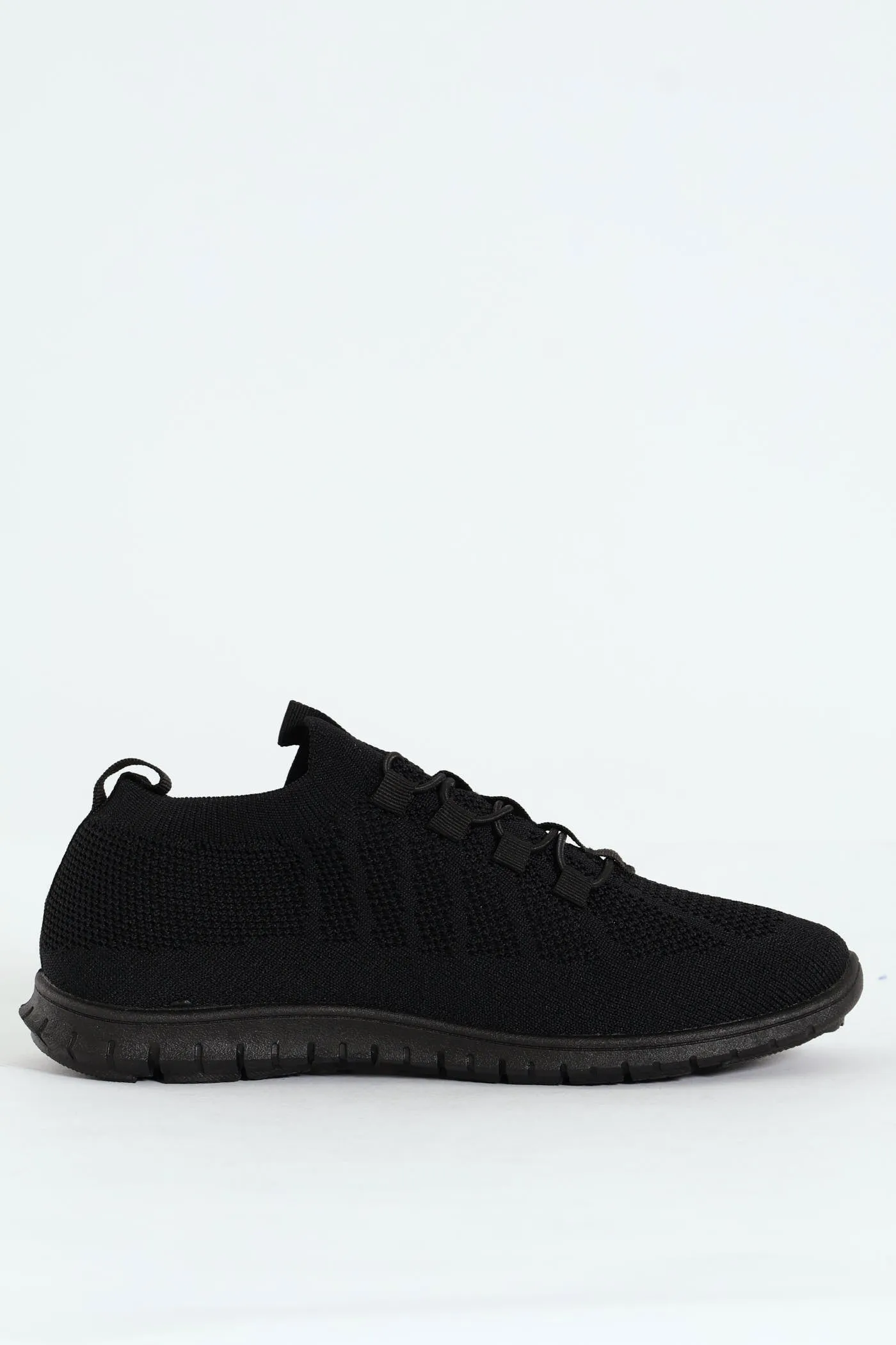 Soft Nansia Knit Lace Up Sneaker - Black sold by Edgars product image thumbnail 3