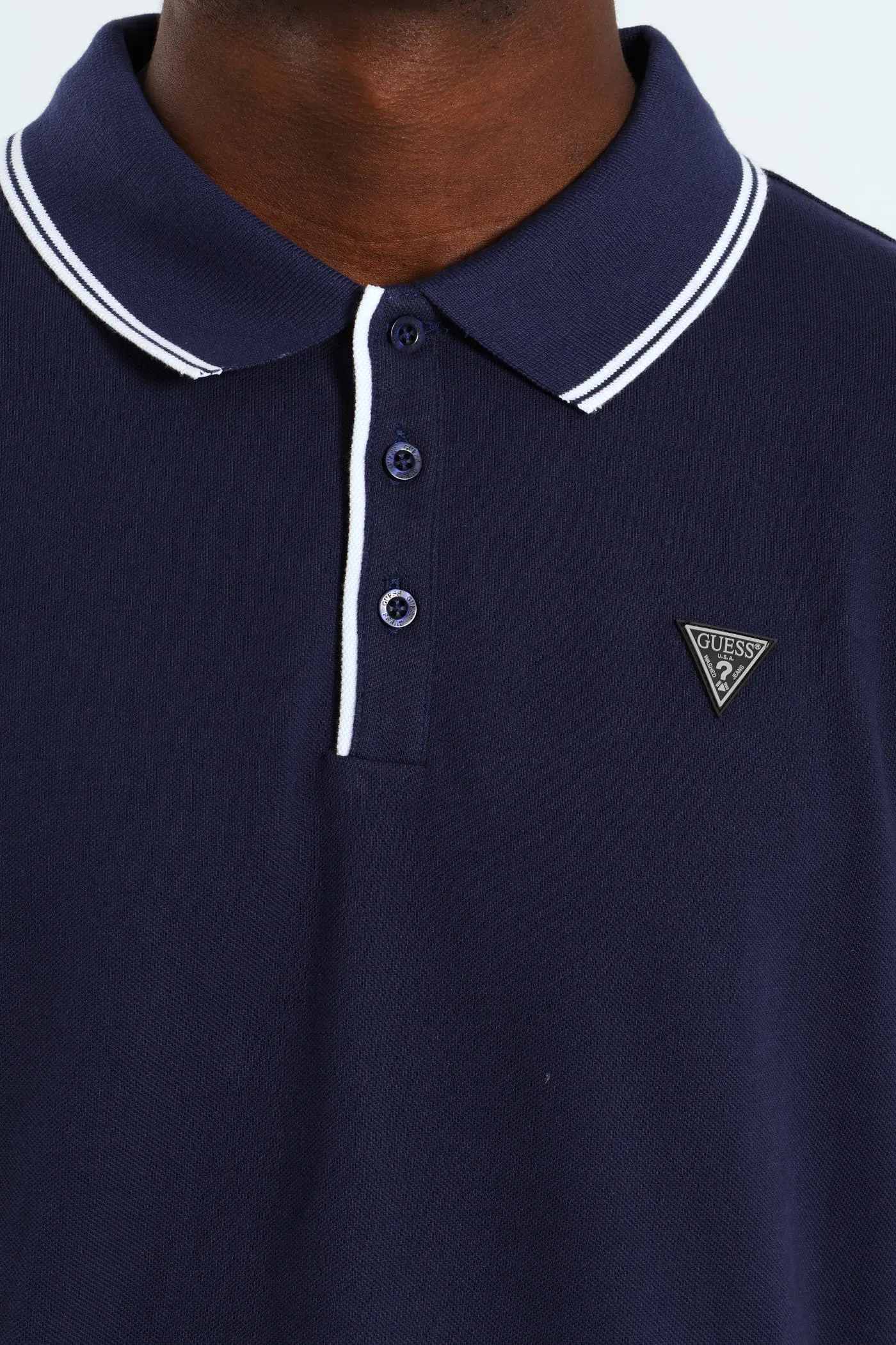 Tipped Polo Golfer - Navy sold by Edgars product image thumbnail 4