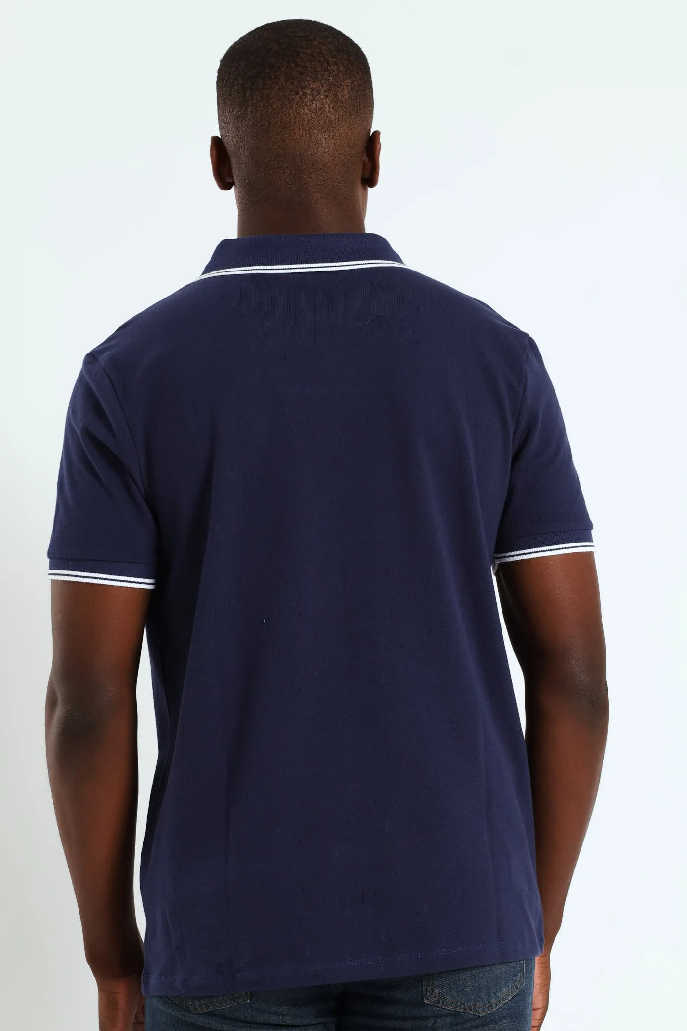 Tipped Polo Golfer - Navy sold by Edgars product image thumbnail 3